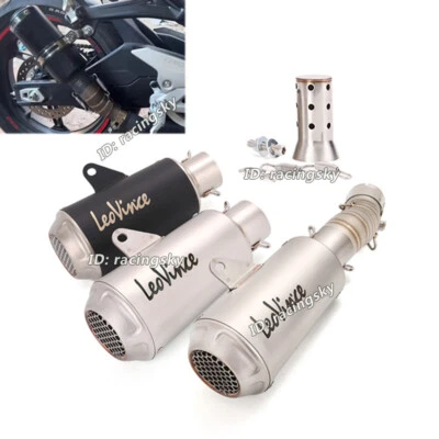 Tubo de escape de enlace medio puntas silenciadoras negras para CF-Moto 450SR 450NK 450SS 2022-2025 Foto 1 de 4