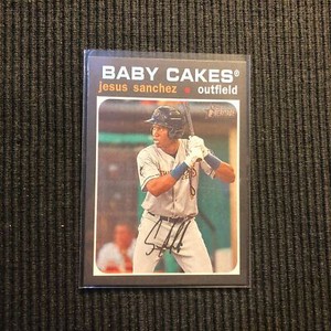 2020 TOPPS HERITAGE MINOR #51 JESUS SANCHEZ *FLIP STOCK*  BABY CAKES