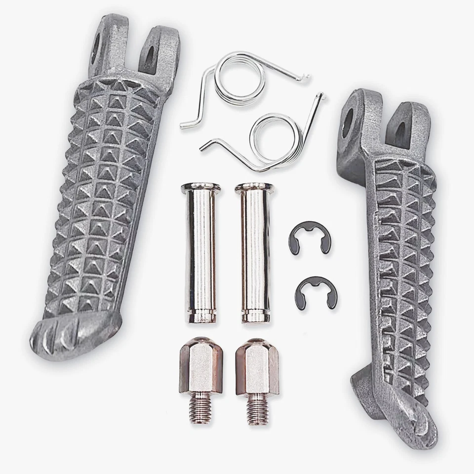 Pair Front Foot Pegs Fit For Yamaha YZF R1 98-24 YZF R6 03-20 YZF R6S 03-08 - Image 1 of 4