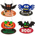 Halloween Sign Bat Pumpkin Pendant