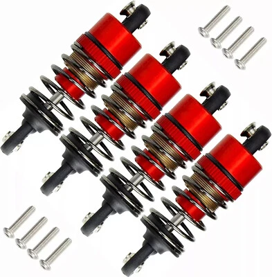 52MM 1/10 RC Oil filled Shocks Absorbers kit for Tamiya TT02 M02 M03 M04 Upgrade - Image 1 of 4