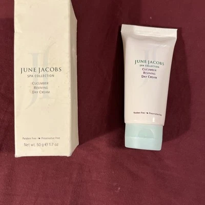 Crema de día June Jacobs Cucumber Reviving tubo de 1,7 oz NUEVO Foto 1 de 3