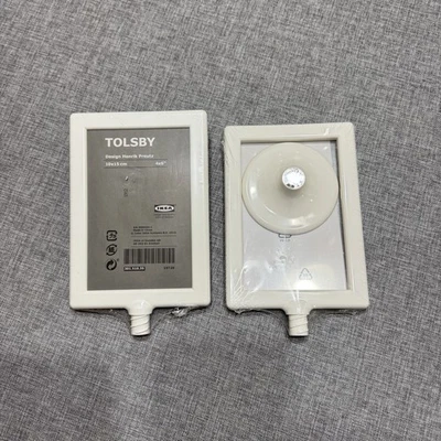 Marcos de fotos IKEA Tolsby blancos con patas de plástico doble cara 2 4x6 retro NUEVO Foto 1 de 4