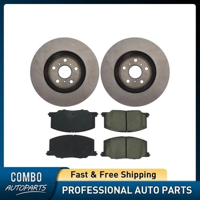 Juego de pastillas de freno de disco delanteras C-Tek rotor de freno de disco para Toyota Camry 1988-1991 Foto 1 de 4