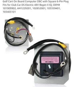 48V OBC On Board Computer for Club Car DS Electric Golf Cart 101909902 AM1229201 - Foto 1 di 4