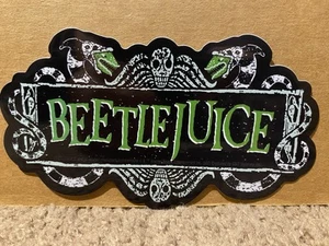BEETLEJUICE LOGO Vinyl Aufkleber Kostenloser Versand! Retro Monster Horror Neu Burton - Bild 1 von 1