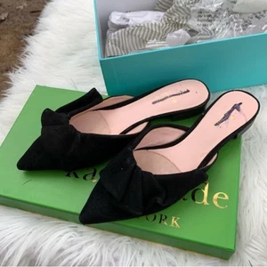 Mulas Kate Spade Faryn sin cordones con volantes talla 10 - Imagen 1 de 3