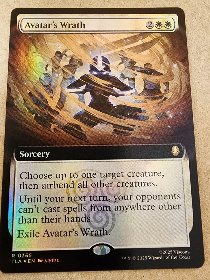Avatar's Wrath - #365 Foil (Extended Art) Avatar: The Last Airbender - Mtg - Image 1 of 1