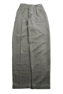 VTG 90s L.L. Bean Chino Pants Women's Size 6 Tall(26x34) Green Preppy Cotton - Image 1 of 4