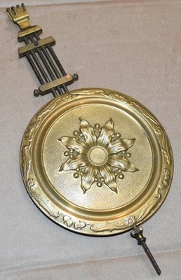 Антикварные модные немецкие настенные часы с компенсированным маятником - Изображение 1 из 2