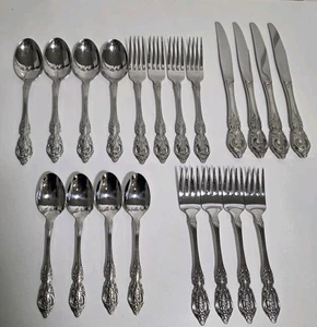 Oneida RENOIR PEMBROOKE Edelstahl Besteck 16 Stück - 4 Gedecke  - Bild 1 von 9