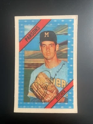 1972 Kellogg's #  5 Bill Parsons NM-MT OR BETTER - Image 1 of 2