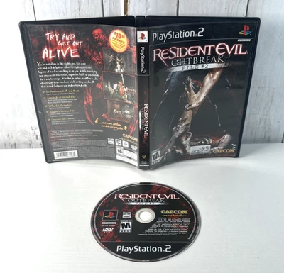 Resident Evil: Outbreak файл #2 (Sony PlayStation 2, 2005) PS2 без руководства J - Изображение 1 из 4