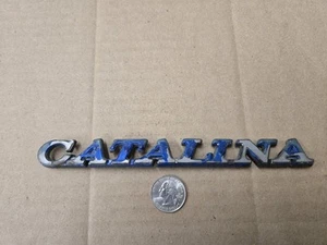 Pontiac OEM Catalina Vintage Emblem Badge Logo Nameplate Name Insignia 482792 - Bild 1 von 4