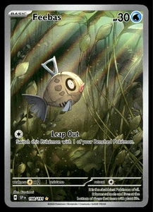 ✅Pokemon Feebas 198/191 Sv08: Surging Sparks Holo  Illustration Rare ✅NM✅B4DA✅ - Picture 1 of 4