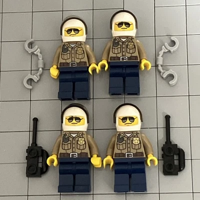 LEGO CITY: Police Pursuit (4437) Lote de 4 minifiguras mini figuras D5 26 Foto 1 de 2