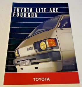 Brochure de Vente  TOYOTA  Lite-Ace Fourgon - Janvier 1984  - Bel Etat. - Imagen 1 de 5