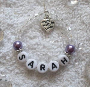 Crystal Glass Personalised Wine Glass Charms - Picture 1 of 4