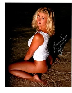 FOTO AUTÓGRAFO REBECCA SCOTT modelo para playboy, BENCHWARMER 8 X 10 - Imagen 1 de 1