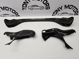 2017 FERRARI GTC4 LUSSO RHD DASH CARBON FIBER TRIM SET GENUINE 88321700 88321500 - Picture 1 of 12