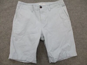 Lucky Brand Shorts Mens 30 Blue Chino Straight Leg Adult 9" - Picture 1 of 7