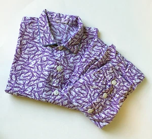 Roller Rabbit Purple Dragonfly Pajama Set for Girls Two Pieces Size 6 EUC - Picture 1 of 13