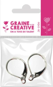 Boucles d'oreilles dormeuses Argenté 1 paire - Imagen 1 de 2