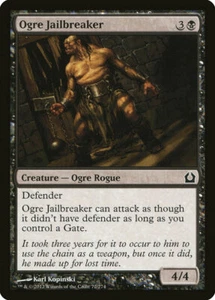 1x LÁMINA Ogro Jailbreaker Magic English Casi nuevo/deshacer tarjeta C común - Imagen 1 de 1