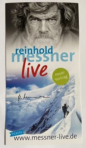 Reinhold Messner signiert große Karte original Unterschrift Autogramm Signed - Bild 1 von 3