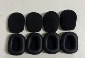 Je 4 Ohrpolster Leder & Polster Schaumstoff für BlueParrott B350-XT B350XT Headset - Bild 1 von 6