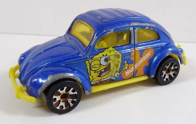 Matchbox ’82 VW Beetle 1:58 Nickelodeon Sponge Bob Mattel 1998 Loose - Image 1 of 4