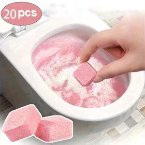 20Pcs Toilet Cleaning Effervescent Tablets Automatic Cleaner Deodorant Remover U - Picture 1 of 6