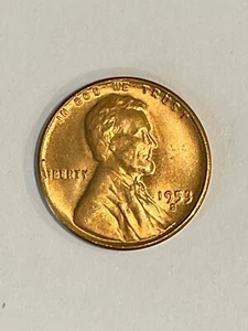1953-S Lincoln Wheat Cent Stempelglanz aus Originalrolle Nachlassauflösung - Bild 1 von 2