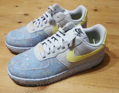 Nike Air Force 1 Crater - Pure Platinum Barely Volt - Size UK 5.5 EU 39. - Image 1 of 4