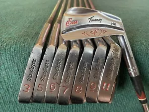 1963 MacGregor TOURNEY MT CF4000 M2 Iron Set - RH, 2-11 (No 4), Leather Grips - Picture 1 of 17