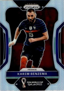 2022 Panini Prizm World Cup Karim Benzema Silver France #99 - Picture 1 of 2
