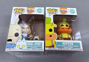 Funko Pop Animation 320 321 Rocko con Spunky Heffer Rocko's Modern Life Voltato - Foto 1 di 6