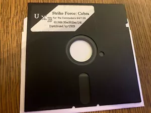 STRIKE FORCE: COBRA GAME COMMODORE 64 C64 5.25" INCH FLOPPY(S) TESTED EXC COND - Picture 1 of 2