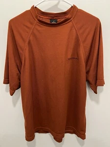 Prana Hemd Herren Medium Orange Active Leicht Atmungsaktiv Made In USA - Bild 1 von 5