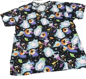 Weißer Schwan Damengröße Small schwarz Halloween Hexen Geister 26x21 - Bild 1 von 8