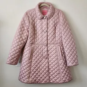 Kate Spade Steppjacke Rosebud hellrosa Logo Knopf Schleife XL TOP - Bild 1 von 19