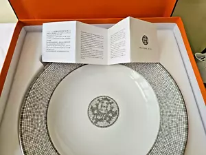 Hermes Mosaic mosaique charger | large bowl, 24 platinum, in presentation box - Picture 1 of 18