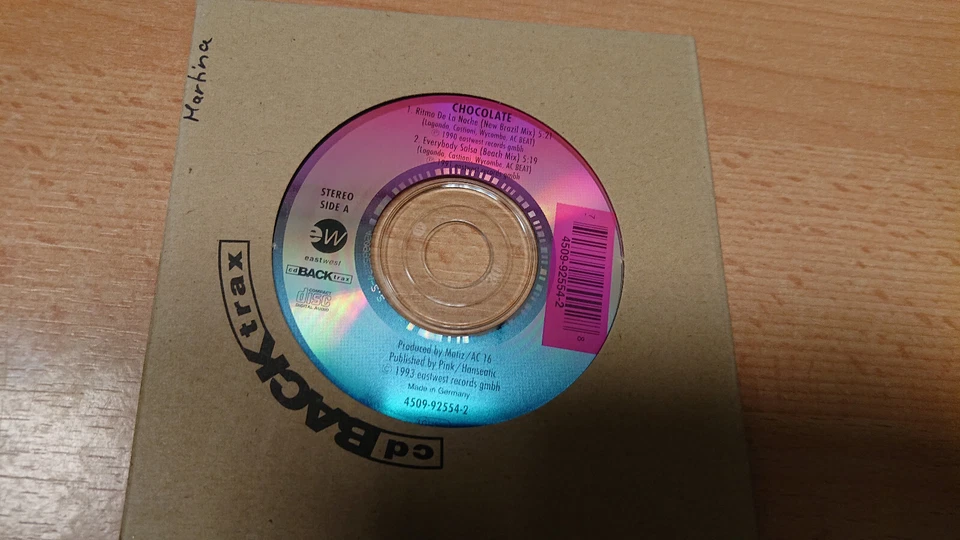 Chocolate - Ritmo de la noche Maxi CD - Bild 1 von 1