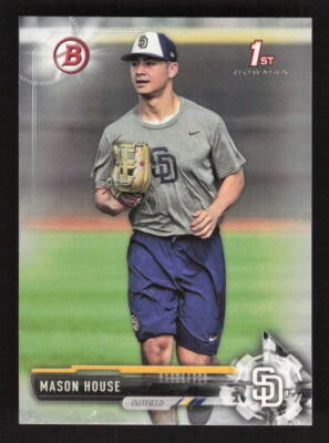 2017 Bowman Draft #BD-97 Mason House San Diego Padres - Image 1 of 2