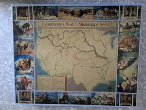 Terrell Publishing 500 Piece Explorations West of the Mississippi Jigsaw Puzzle - Picture 1 of 14