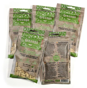 1000 Greengo Biodegradable orgánico ECO sin blanquear delgado 6 mm puntas de filtro - Imagen 1 de 3