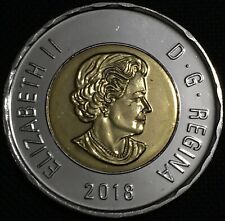 2018 Canada $2 Dollar Toonie Coin, UNC