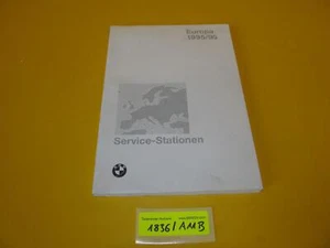 BMW Service Heft Europa Kontakt Broschüre 95/96 9787367 Händlerverzeichnis - Bild 1 von 1