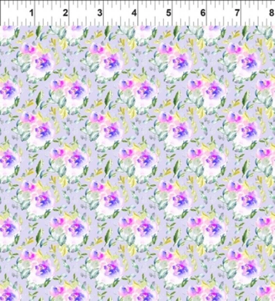 Tela de algodón lavanda in the Beginning Watercolor Beauty 14GSH 1 Dusk Foto 1 de 1