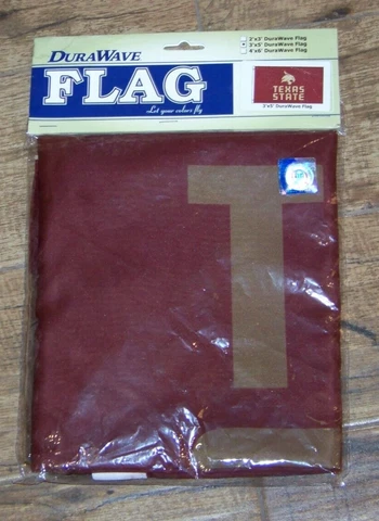 Texas State Bobcats Flag - 3' x 5' - DuraWave - New in Package Cover